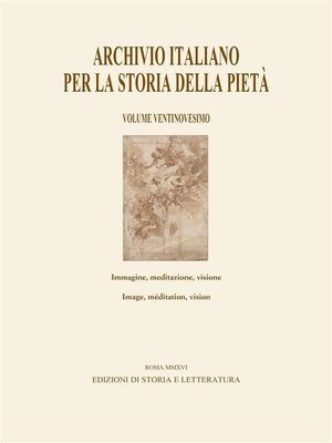 cover image of Archivio italiano per la storia della pietà